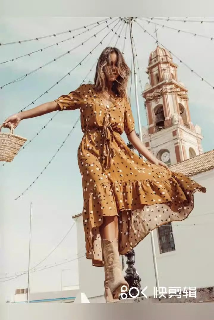 Spring/Summer New Sexy Pleated Dress INS Casual Loose Zipper Sleeveless Dress
