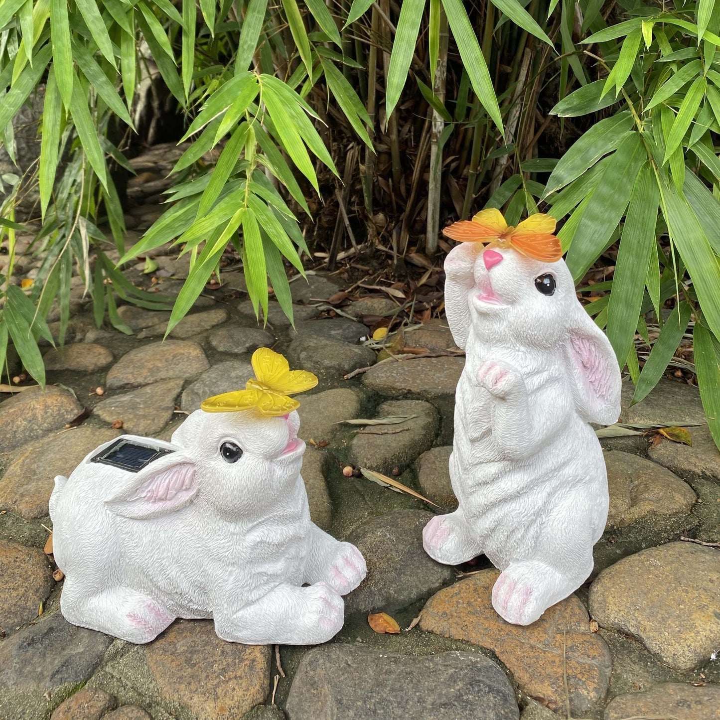 Outdoor simulation rabbit sculpture animal ornaments