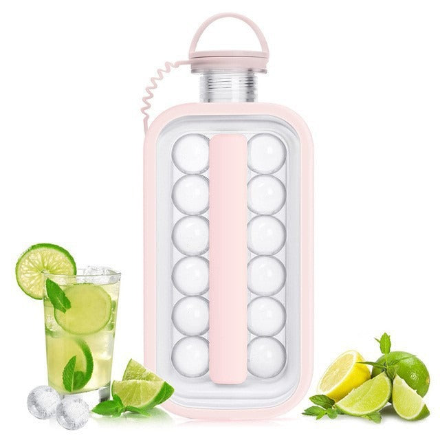 Ice Hockey Pot Ice Making Water Pot Ice Block Mold Box Frozen Ice Block Cup Spherical Artifact Whiskey Quick Frozen