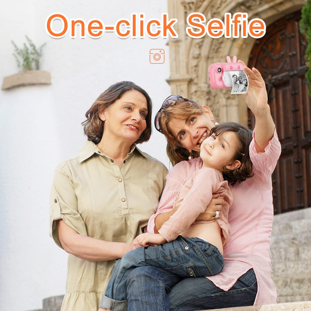 Minibear Children Camera For Kids Instant Camera Digital Video Camera For Children Photo Camera Toys For Girl Boy Birthday Gifts