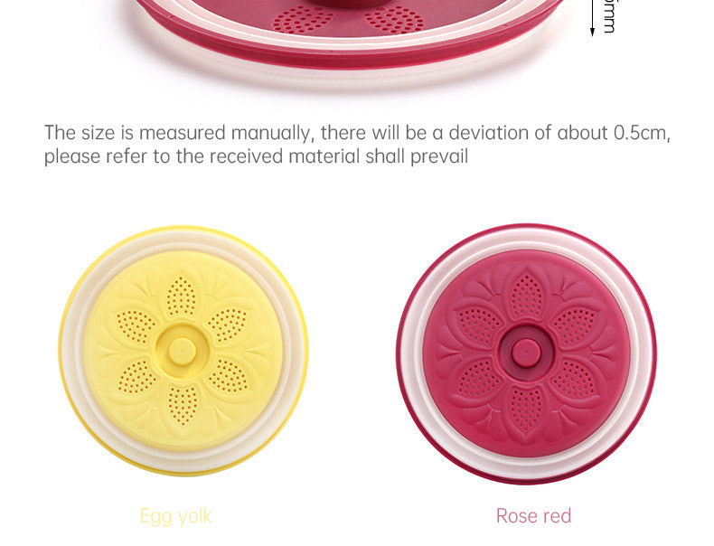 Collapsible Microwave Cover Lid Folding Plate Cover Colander Strainer Fruit Vegetables Washing Basket Plate Lid Kitchen Tools