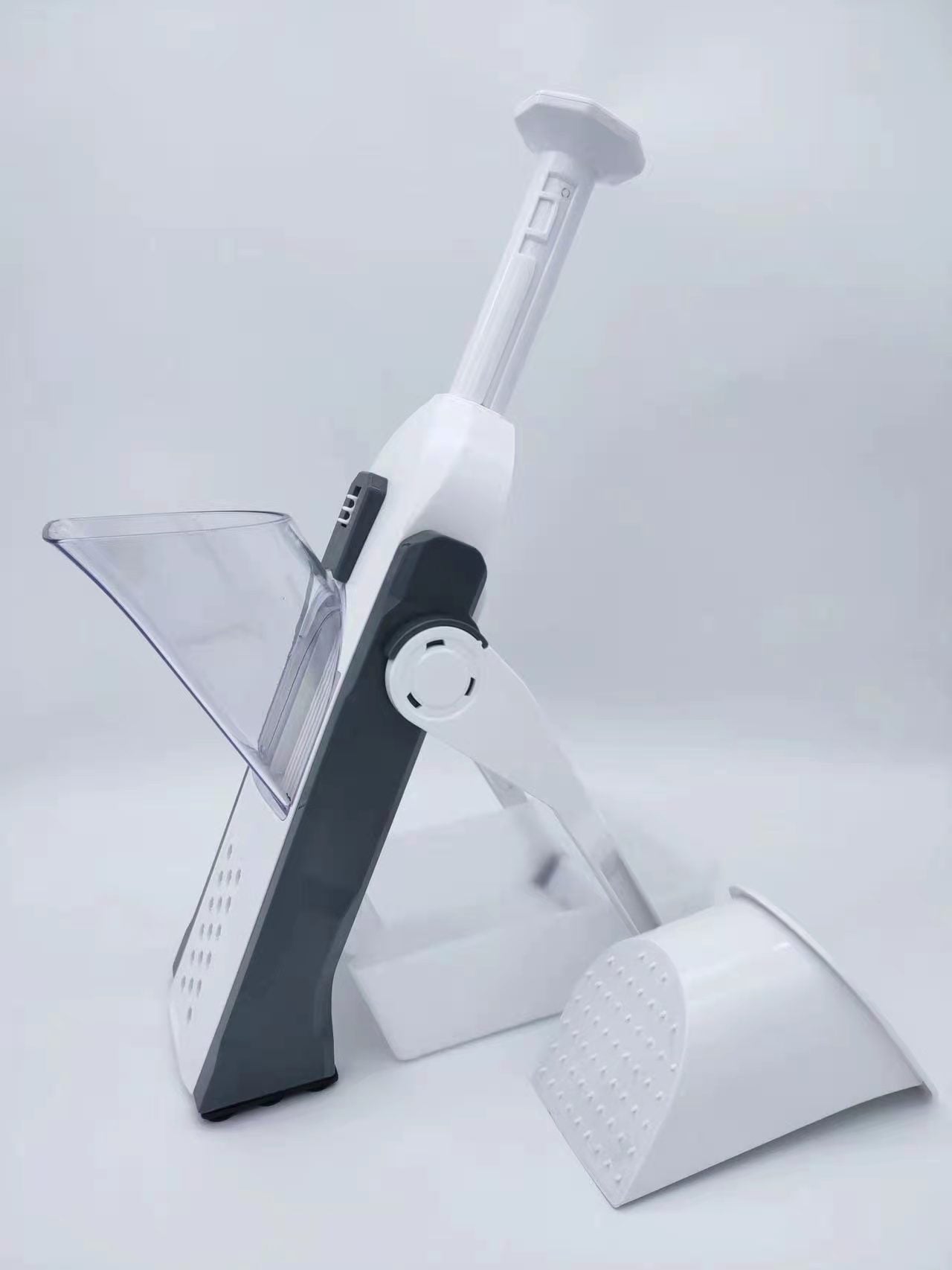 Multifunctional Vertical Press Vegetable Cutter Hand Cranked Rotary Grater Kitchen Roller Vegetable Cutter
