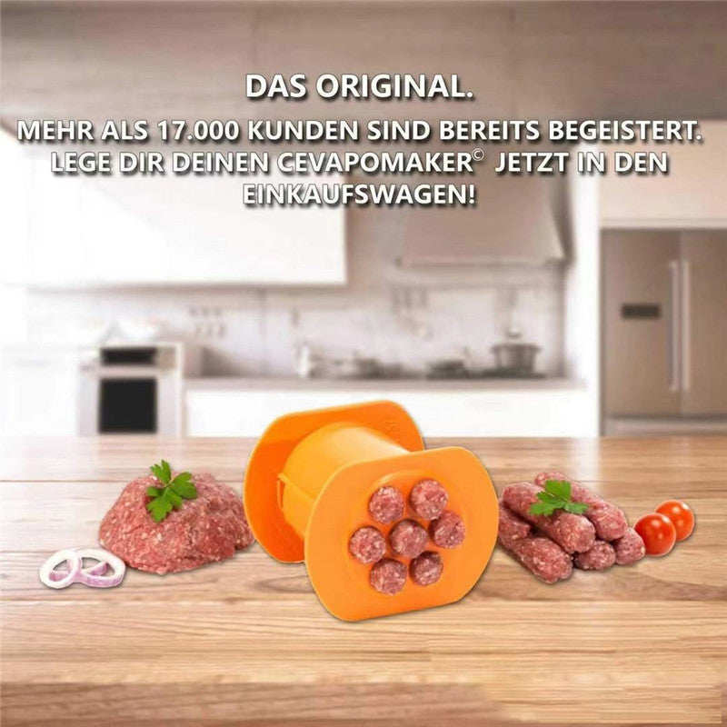 Meat Strip Hot Dog Maker Kitchen Gadget Squeeze Meat Strip Meatball Model Sausage Mold Meat Press