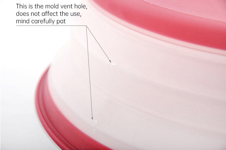 Collapsible Microwave Cover Lid Folding Plate Cover Colander Strainer Fruit Vegetables Washing Basket Plate Lid Kitchen Tools