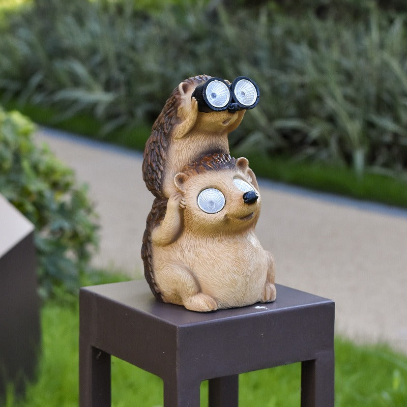 Solar Energy Frog Resin Craft Decoration Outdoor
